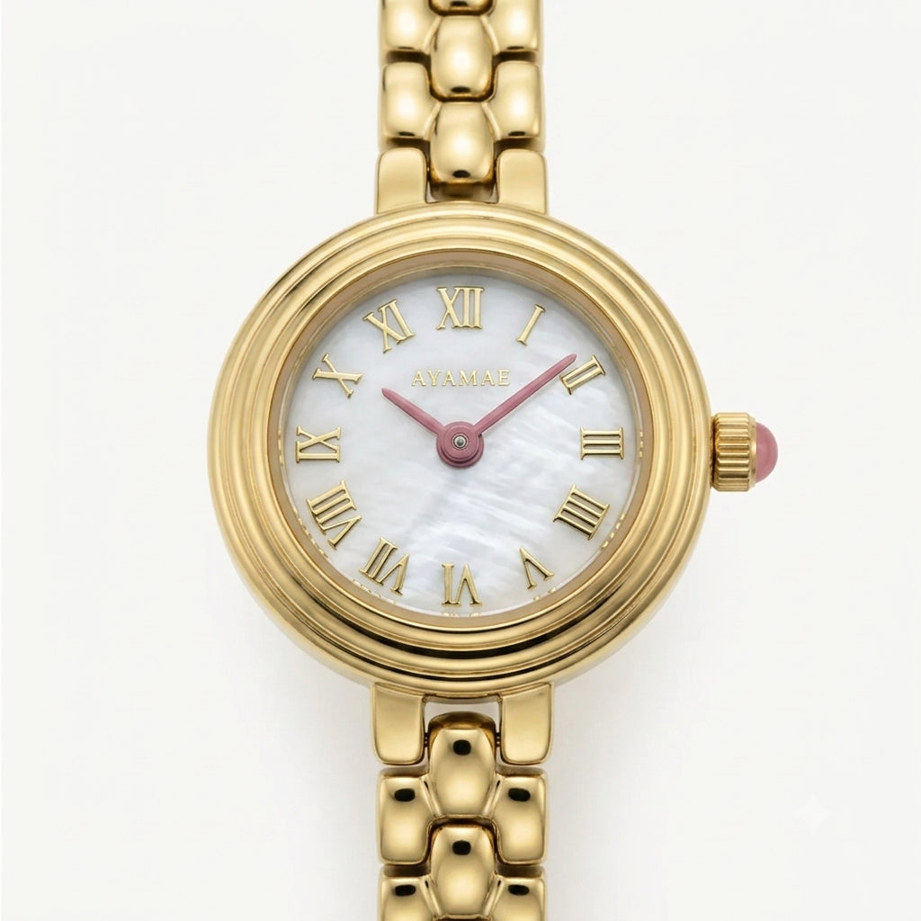 Adira Round Classic Watch  AYAMAE Amsterdam