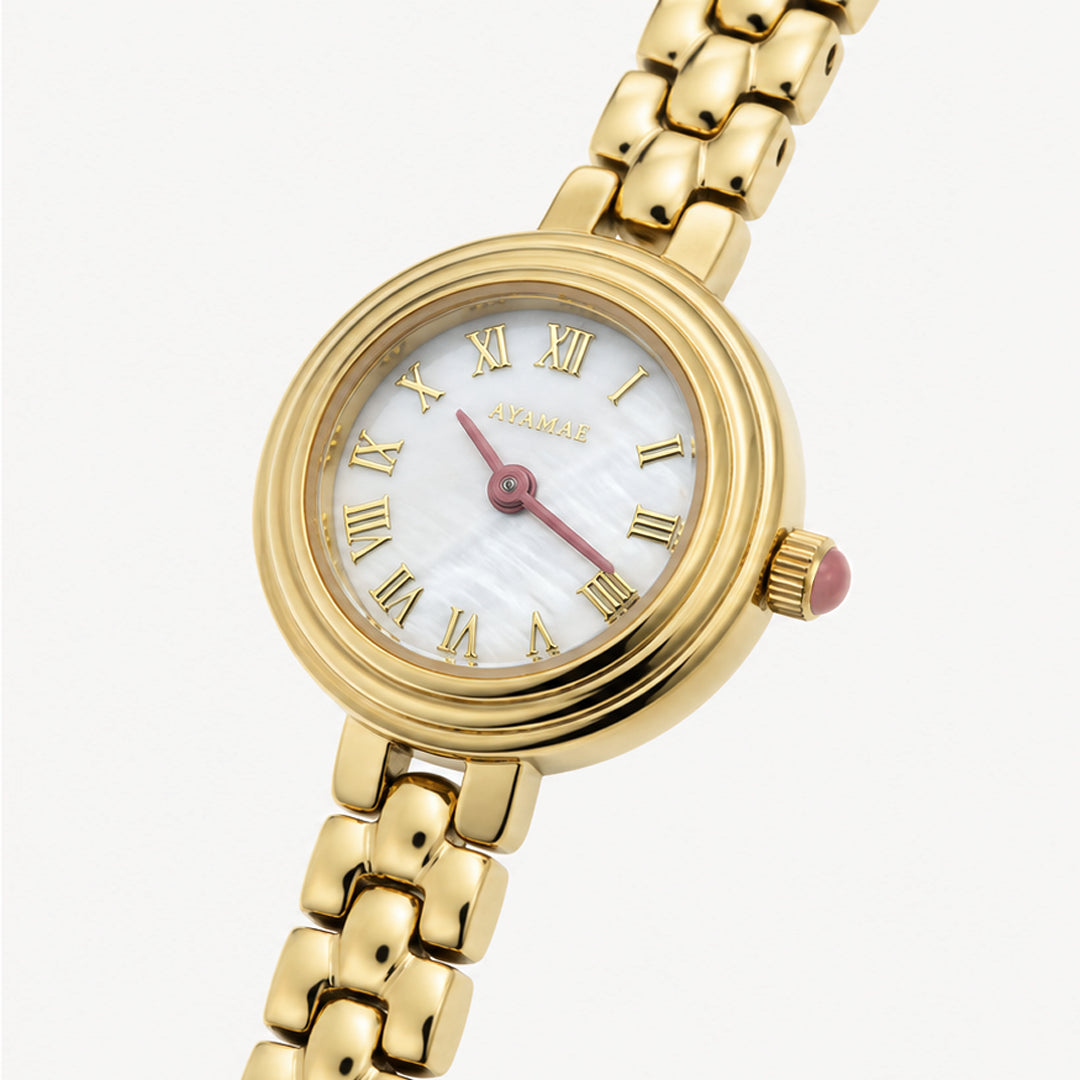 Adira Round Classic Watch  AYAMAE Amsterdam