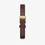 Doa Oval Leather Watch  AYAMAE Amsterdam