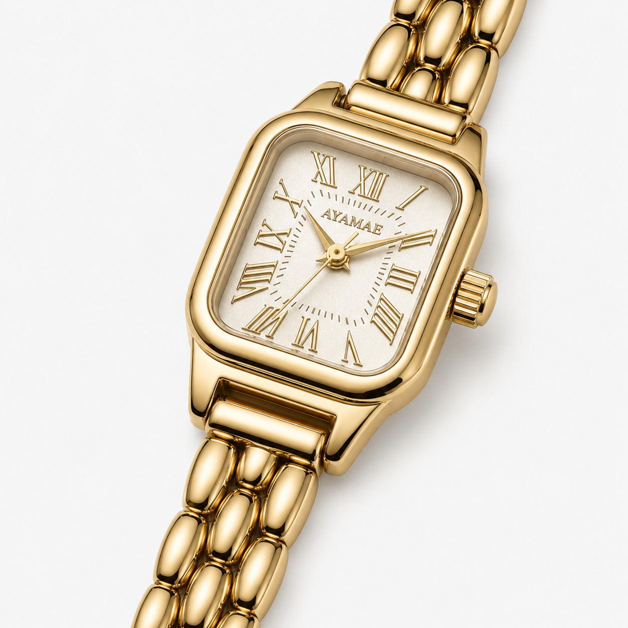 Noir Vintage Classic Watch  AYAMAE Amsterdam