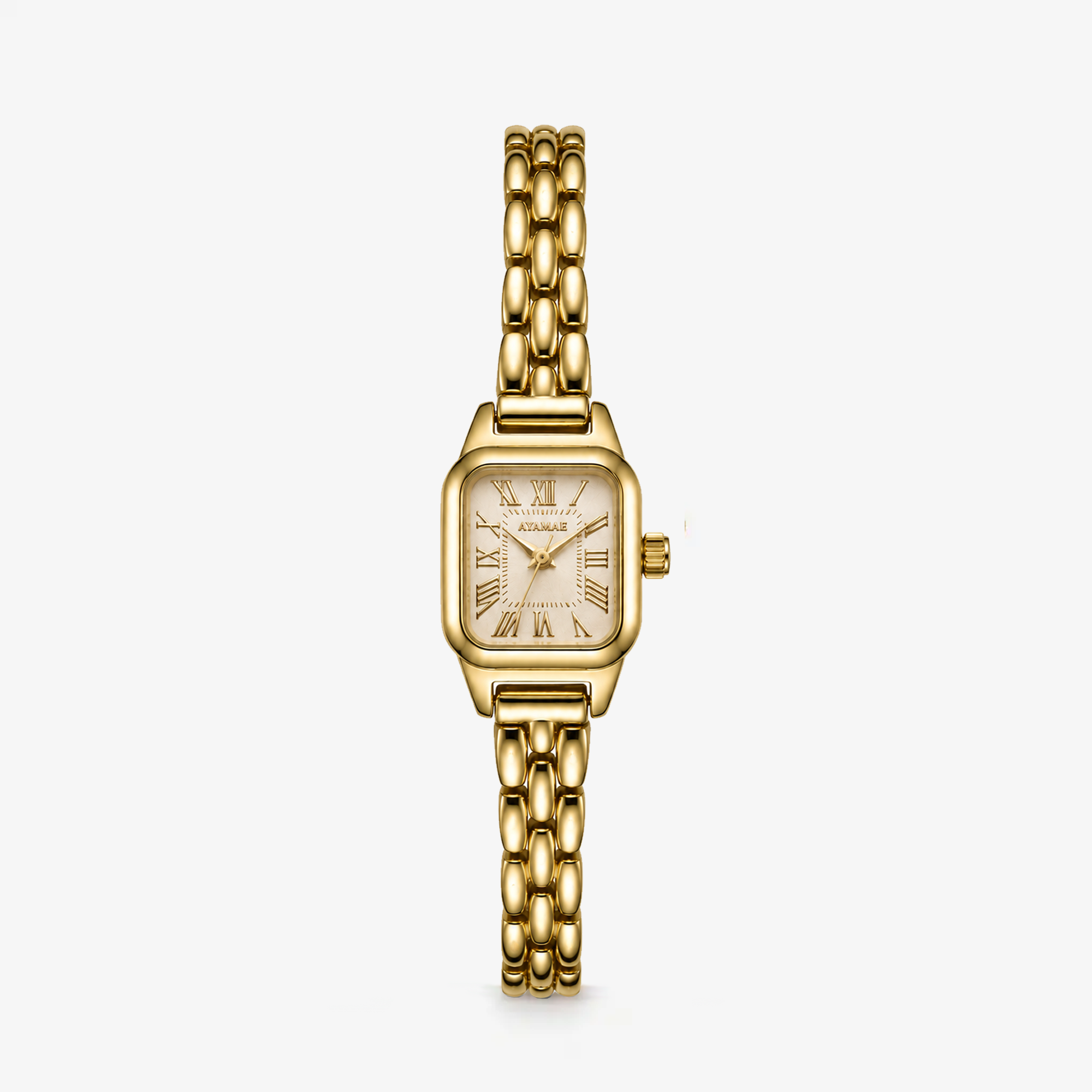 Noir Vintage Classic Watch  AYAMAE Amsterdam