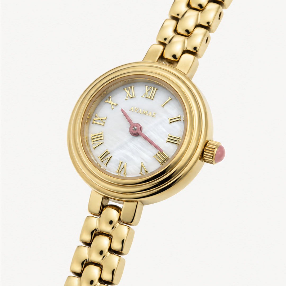 Adira Round Classic Watch  AYAMAE Amsterdam