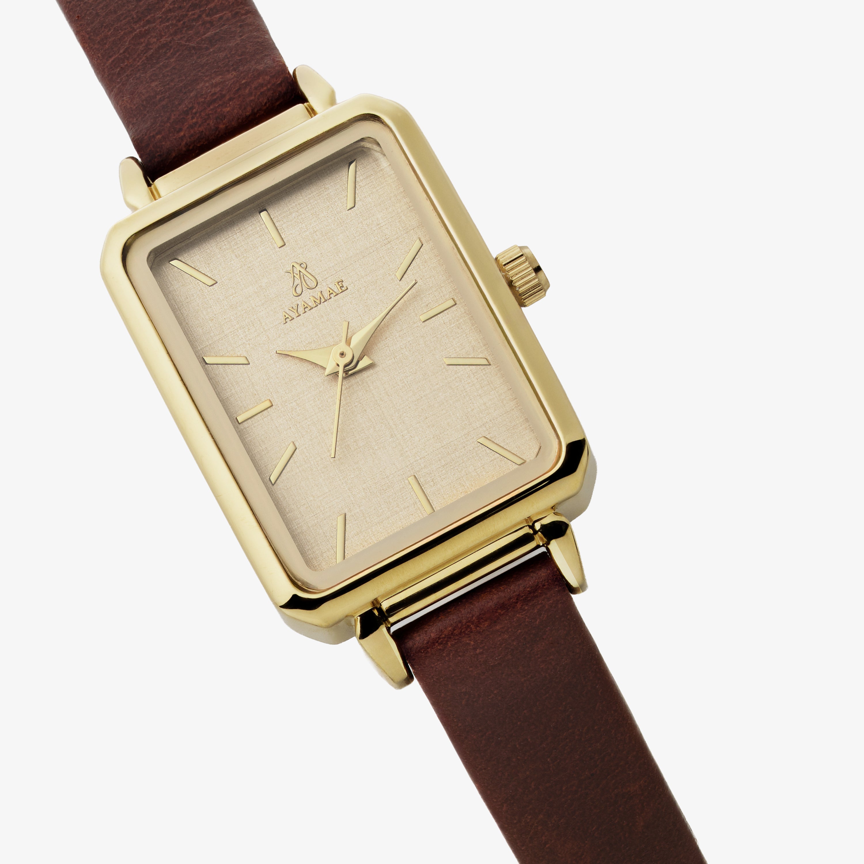 Amara Mini Vintage Leather Watch  AYAMAE Amsterdam
