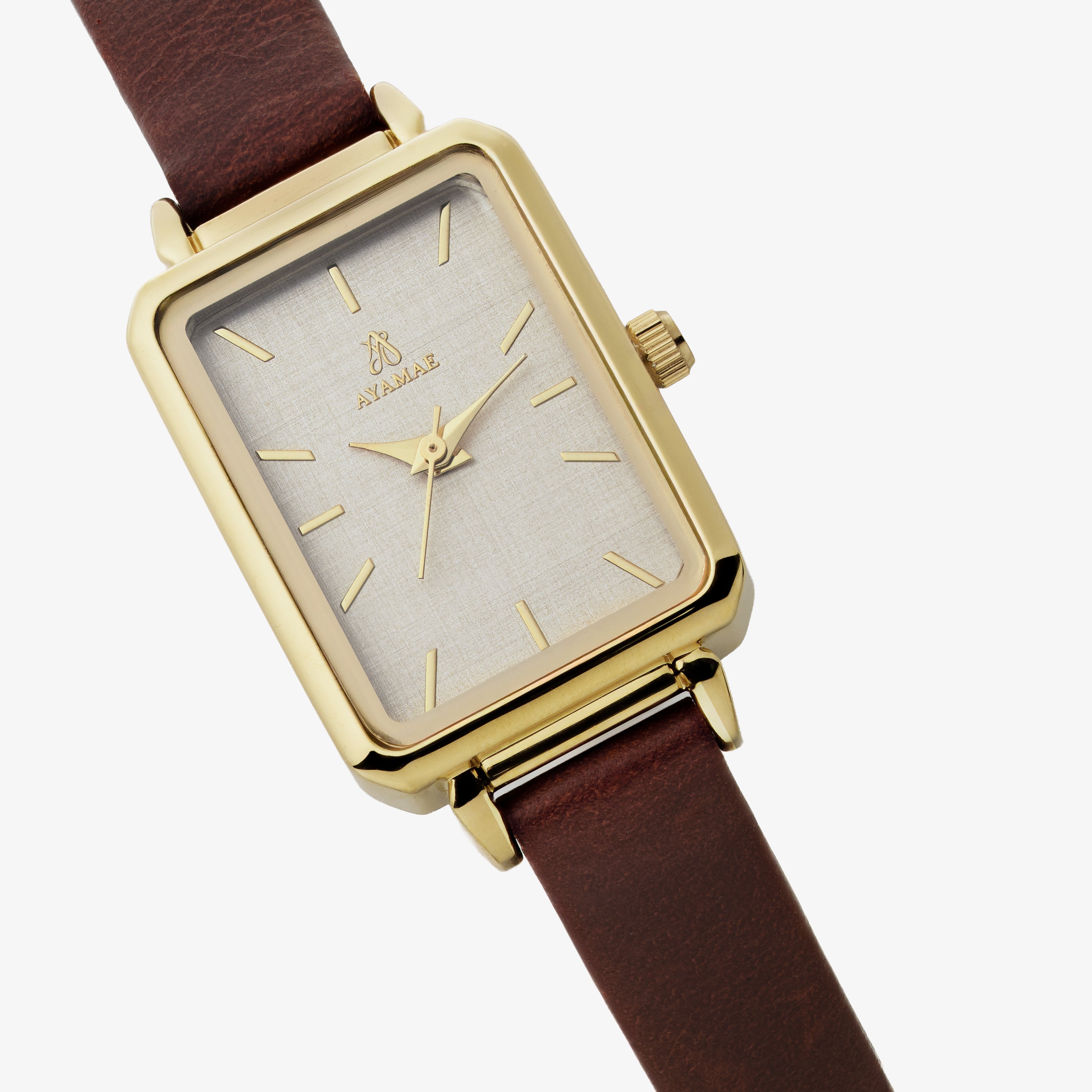 Amara Mini Vintage Leather Watch  AYAMAE Amsterdam