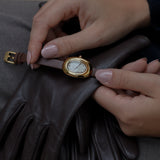 Doa Oval Leather Watch